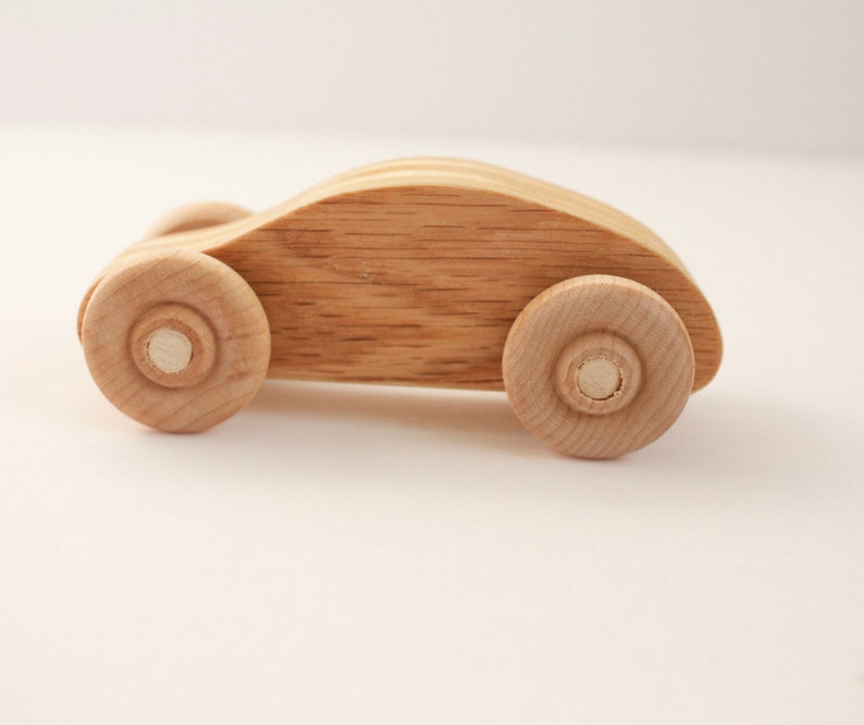 Small Wooden Car / Purse Car/ Toy car / Toddler Toy / Gift for Kids / Natural Toy / Stocking Stuffer image 2