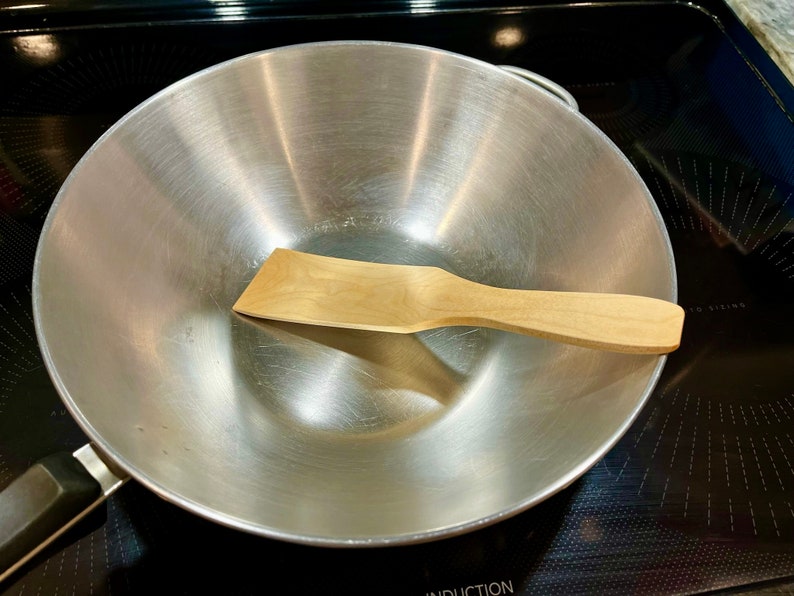 Wood spatula Cooking Spatula Handmade Eco-friendly Kitchen Tool image 5