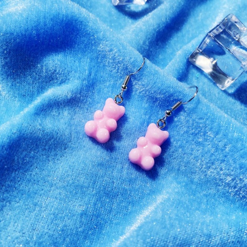 Gummy teddy earrings