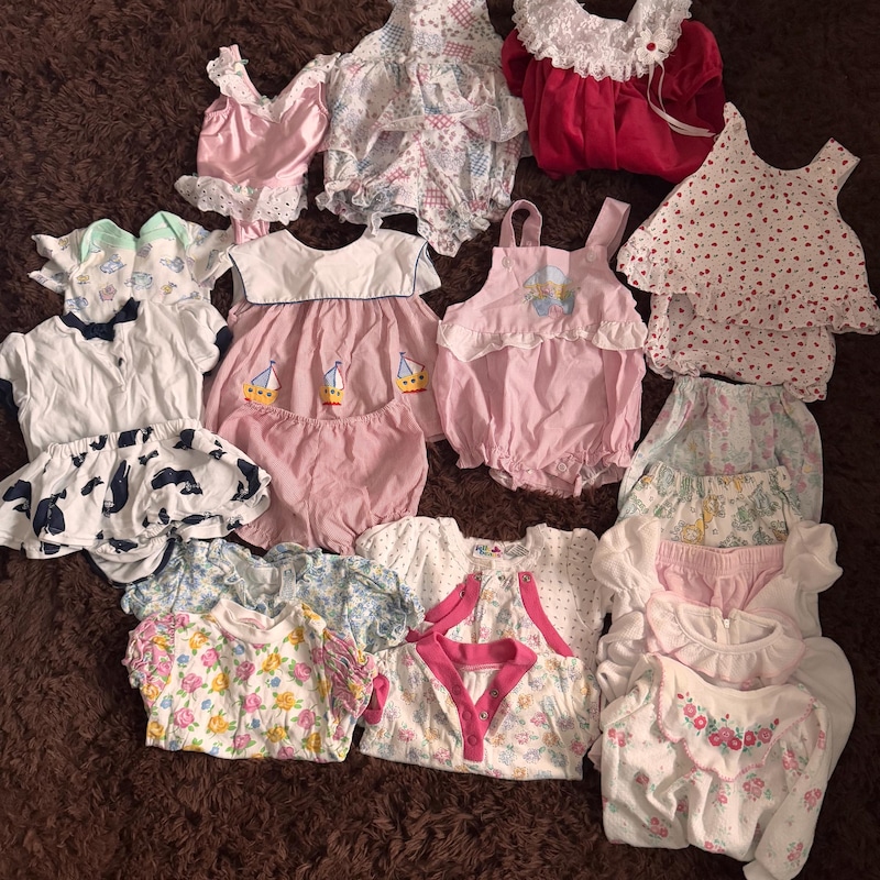 Vintage Baby Clothes Girl - Etsy