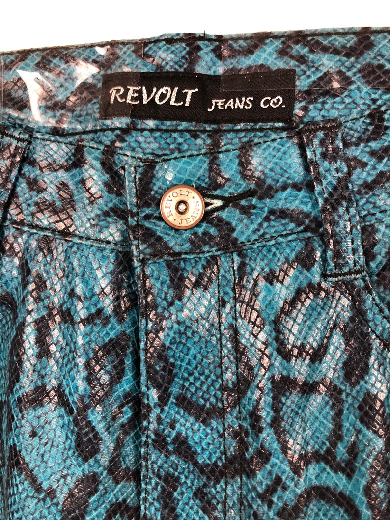 revolt snakeskin pants