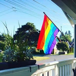 Rainbow Flag (Various Sizes) : Handsewn in the USA, High Quality, Sewn