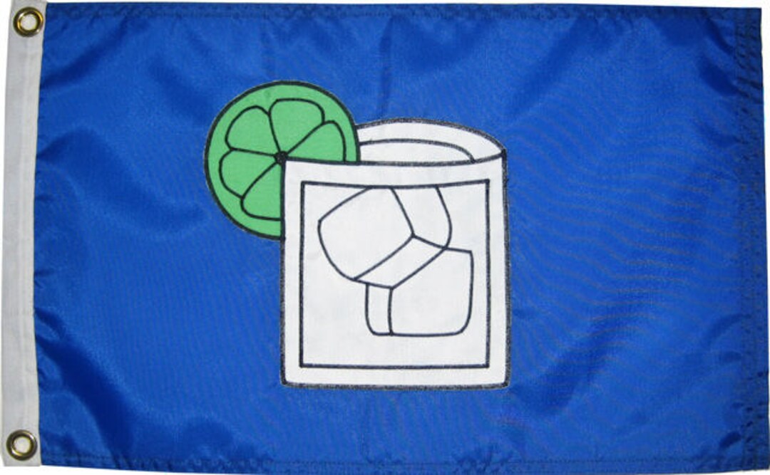 Gin and Tonic Flag or Pennant various Colors & Sizes Etsy
