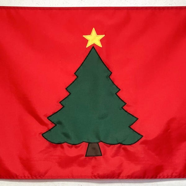 3x5 Christmas House Flag Etsy