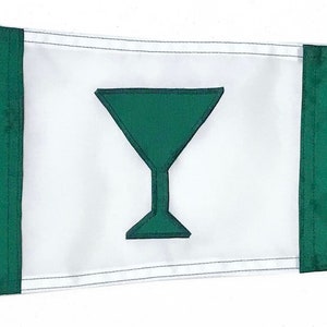Gin Pennant: 8&quot;x24&quot; ręcznie szyty kieliszek do martini