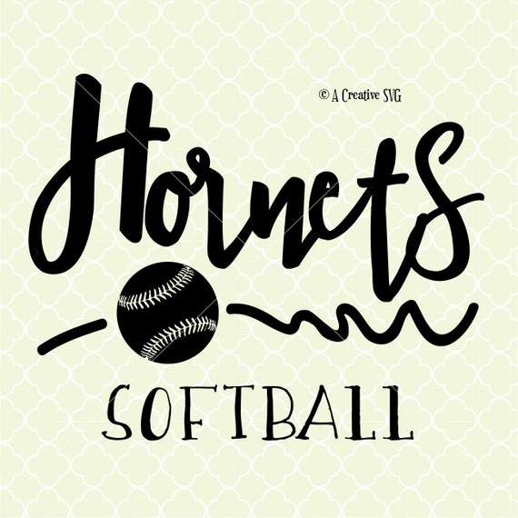 Download Hornets Softball Svg Dxf Files For Cricut Design Silhouette Etsy