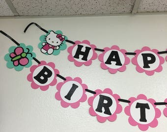 Hello Kitty Banner Etsy