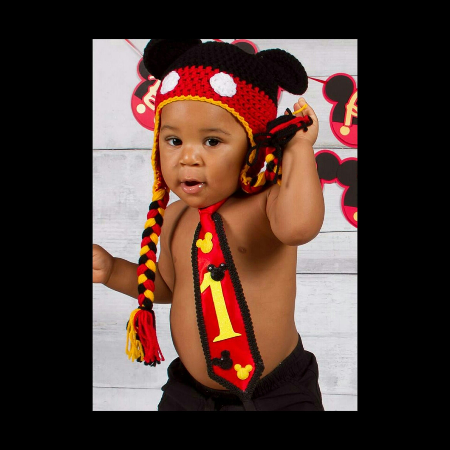 Infant mickey top mouse outfit