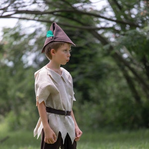Robin Hood Hat - Peter Pan Hat -  Dress Up Halloween Party Birthday Party-Handmade in the USA
