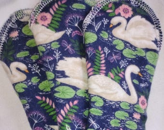 Swans Cloth Menstrual Pads Set – Reusable 100% Cotton, 3-Pocket-Urinary Incontinence