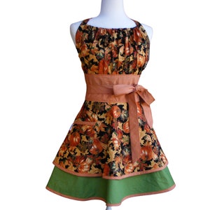 Pumpkin Spice Schürze: Halloween Retro Küche Schürze