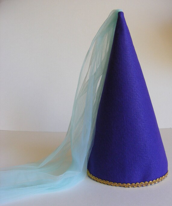Princess Cone Hat Princess Veil Hat 