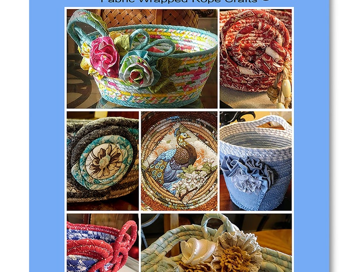 Make It Easy...fabric Wrapped Rope Crafts Ebook Etsy