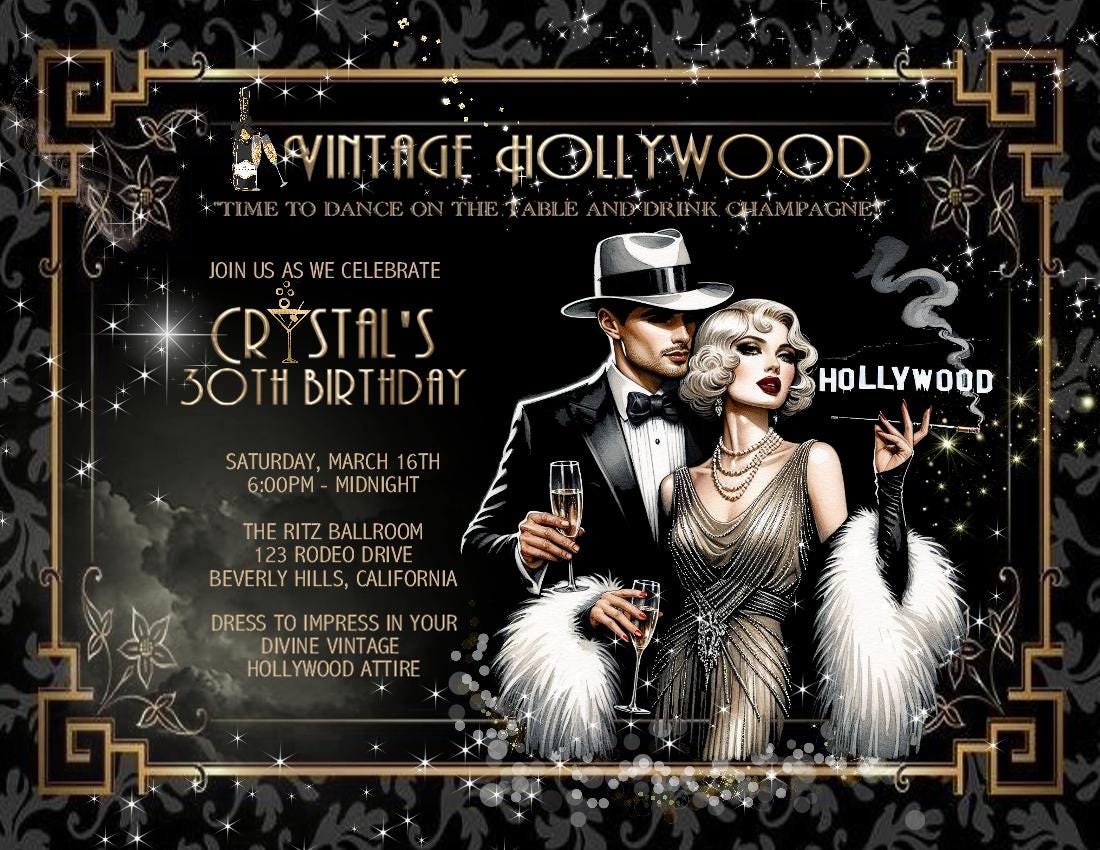 Hollywood Glamour - Etsy Hollywood Glamour - Etsy