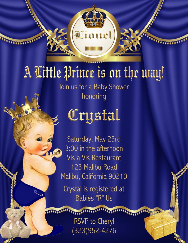 10 FABULOUS Royal Little Prince Glass Keepsake Baby Bottle Etsy