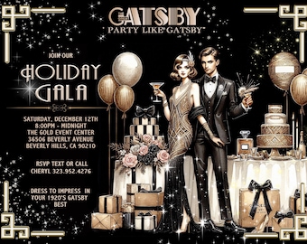 15 FABULOUS "gatsby" Holiday Gala / Event Invitation (digital Image  Available) - Etsy