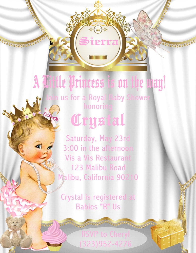 10 FABULOUS Royal Little Princess Glass Keepsake Baby Bottle Etsy