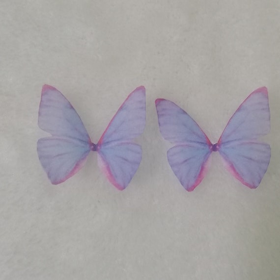 Lace Butterfly Organza Butterfly Wings Jewelry Making Doll Etsy