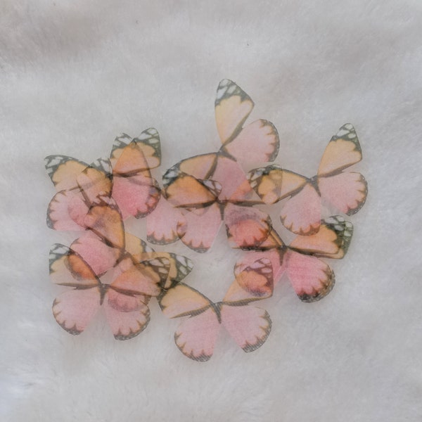 Silk Wings .Spread Imitated Real butterflies.moths Butterfly. Jewelry Making Butterfly Crafts Size From 3CM to 12CM