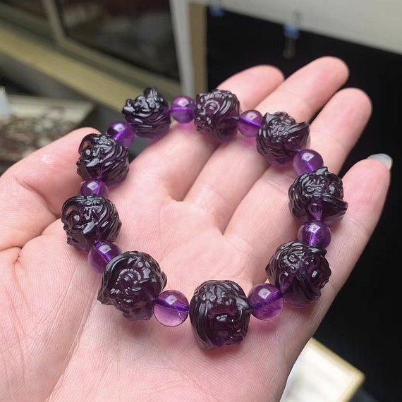 Real amethyst bracelet deals