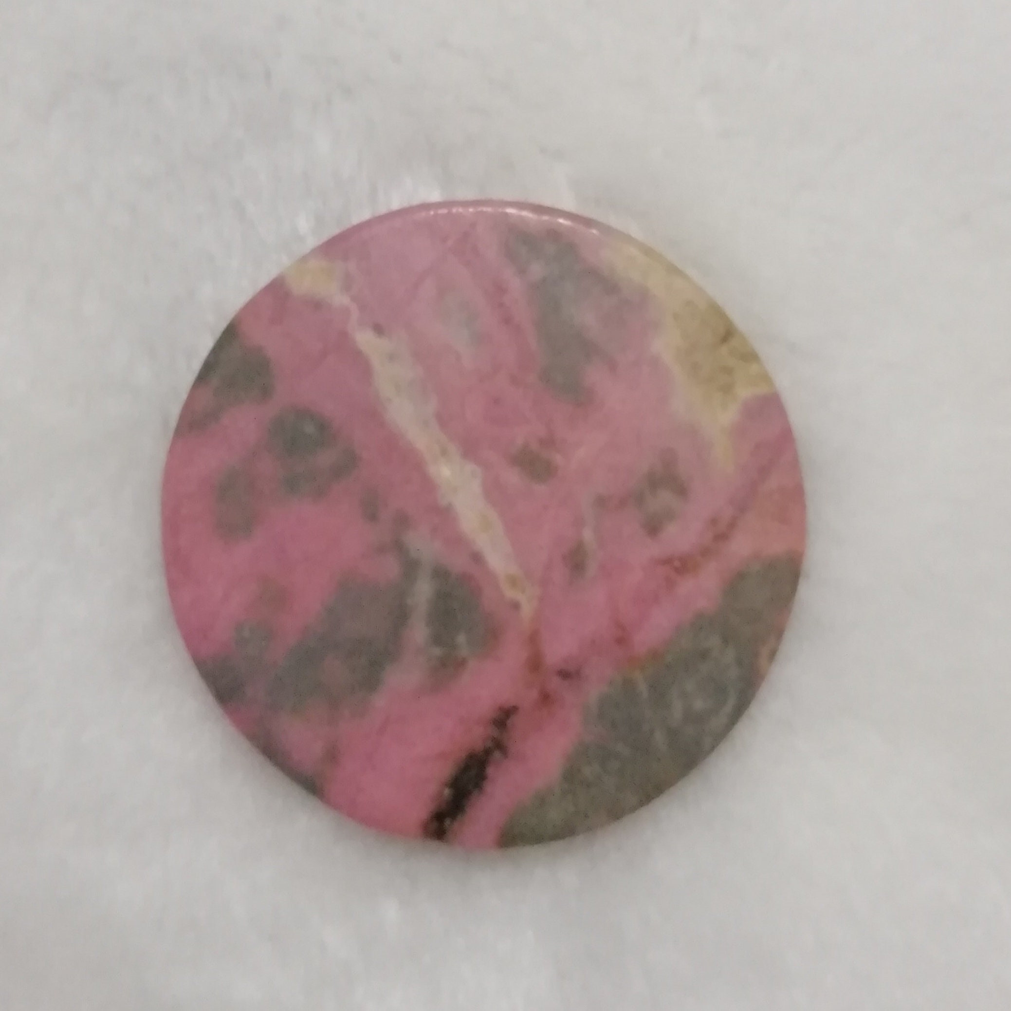Rhodonite Gemstone Pendant Russian Rhodonite Gemstone With - Etsy UK