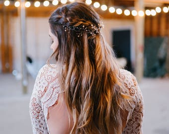 Wedding hair pieces for long hair Bridal Hair Vine