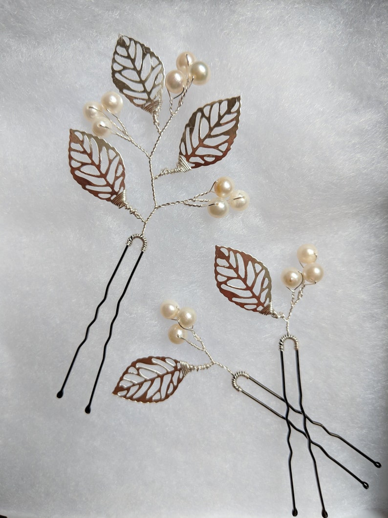 Rustic Wedding Hair Accessories Silver Hair Pieces Wedding Etsy
