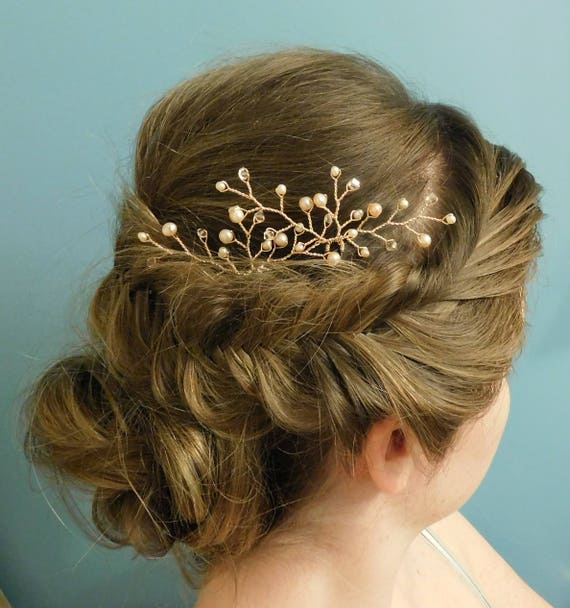 Hair Accessories For Buns Wedding Gold Wedding Hair Pins Gold Etsy