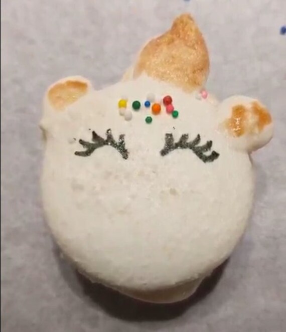 unicorn macaron template etsy