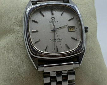 Omega Watch Square Glass