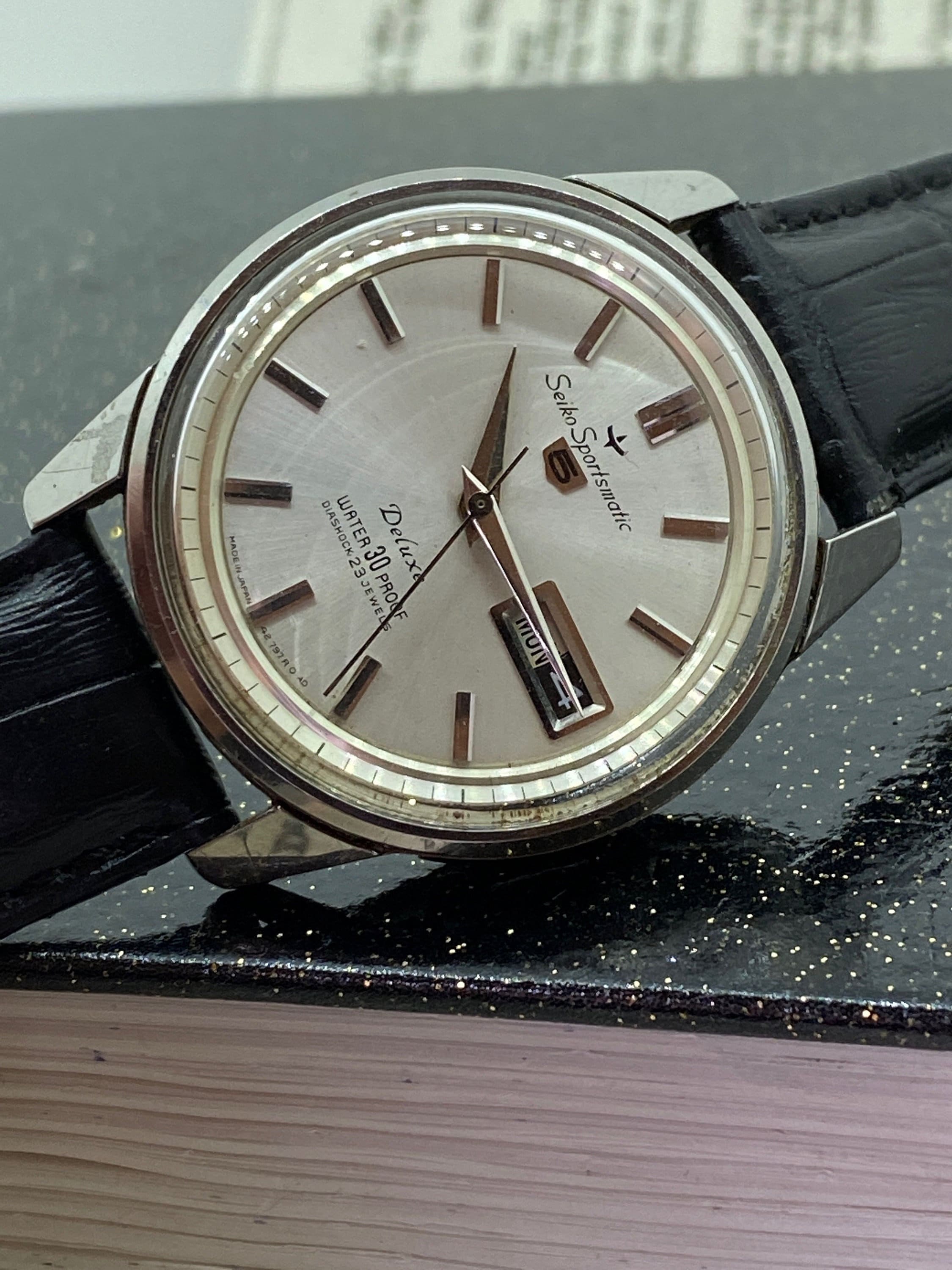 Seiko Sportsmatic 5 Delux Day 23 Jewels Automatic - Etsy Sweden