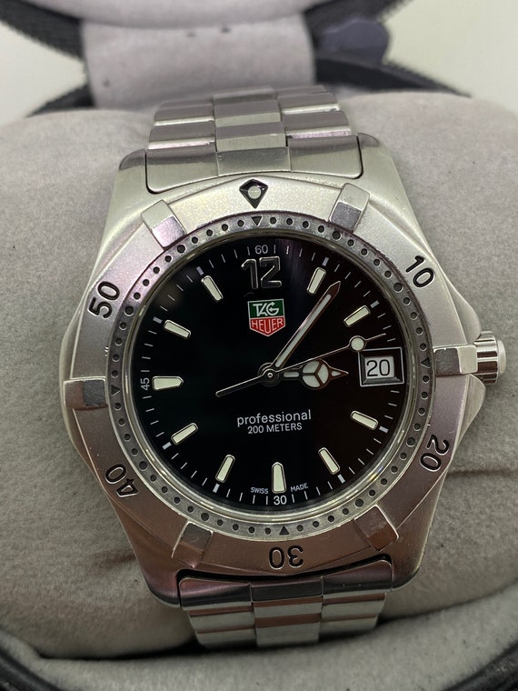 Loodgieter Niet genoeg Ik wil niet Tag Heuer Professional 200m 38mm Midnight Black Dial Quartz - Etsy Loodgieter Niet genoeg Ik wil niet Tag Heuer Professional 200m 38mm Midnight Black Dial Quartz - Etsy