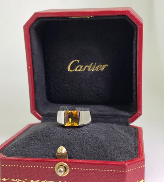 cartier citrine ring