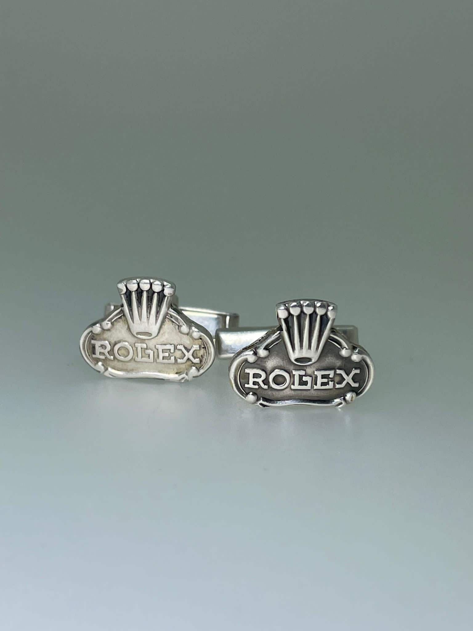 Rolex Vintage 1960er Manschettenknöpfe aus 925 Sterling - Etsy.de