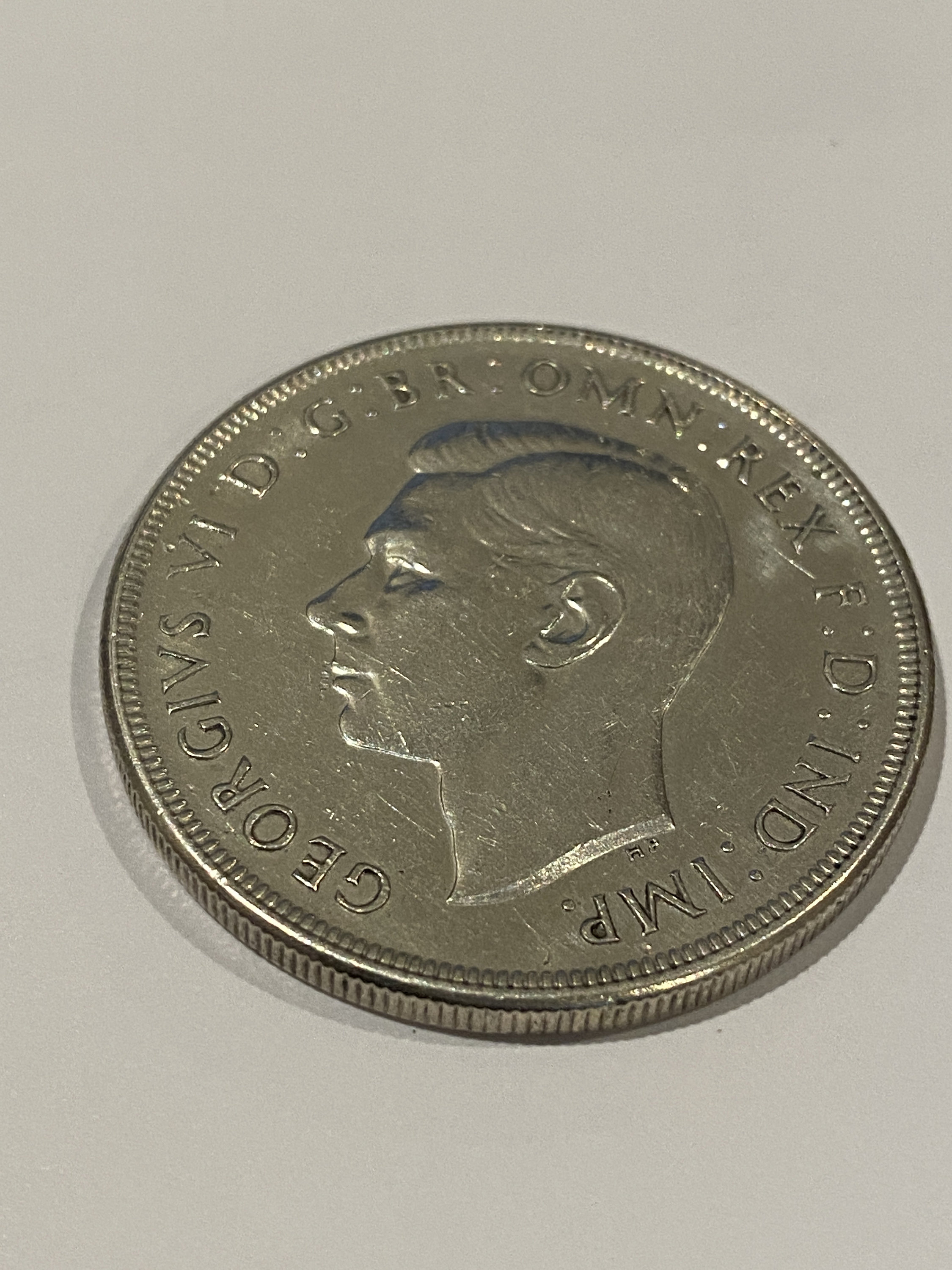 1937 One Crown VI Silver Australian Coin, Extra Fine. Etsy Australia
