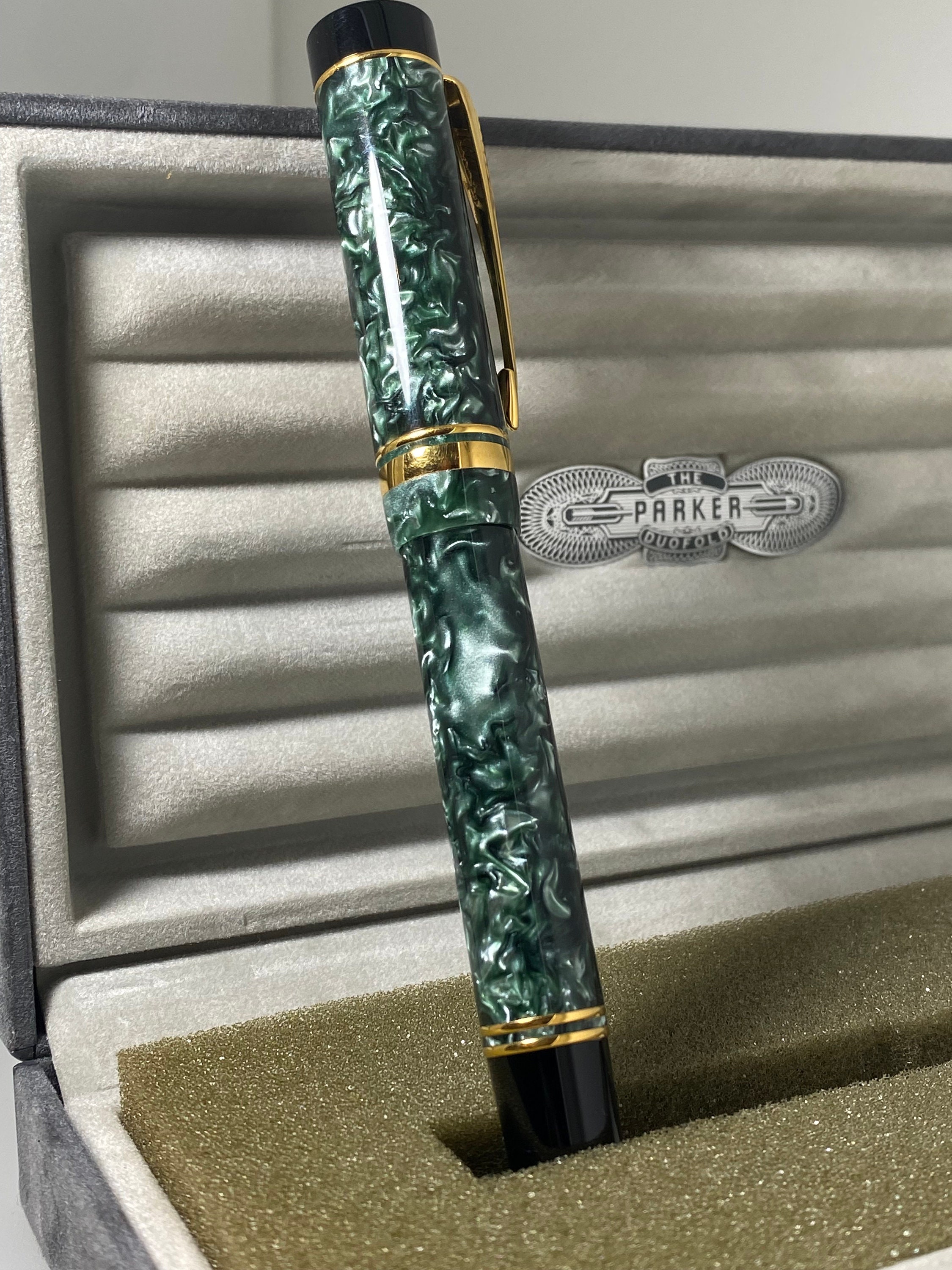 Fountain Pen, 18K Gold Nib, Marble Fountain Pen, Ink Pen for Writing,  Calligraphy, Drawing, Inking 