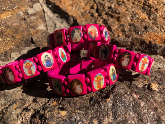 Pulseras los Santos Rosas Religious Jewelry - Etsy