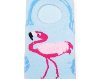 Flamingo Sneaker Socks Cotton Blend