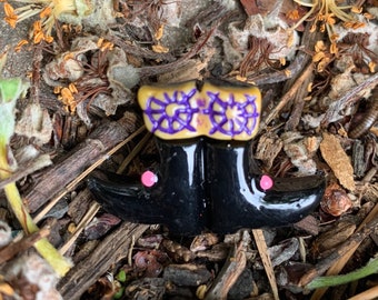 Halloween Witches boots Pin Spooky Brooch