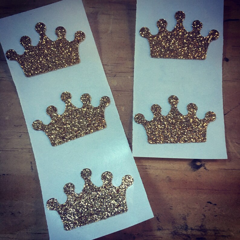 Gold Crown Stickers Glitter Crown Envelope Seals for Wedding Etsy