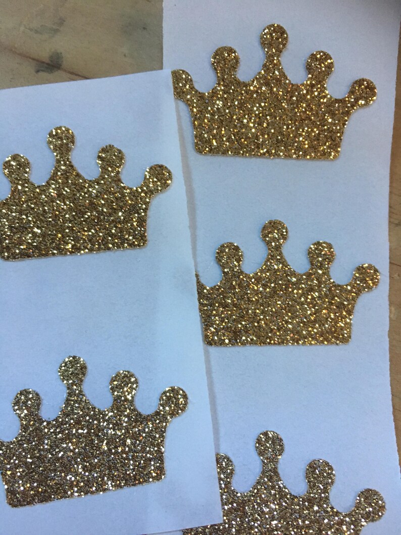 Gold Crown Stickers Glitter Crown Envelope Seals for Wedding Etsy