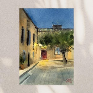 Mdina, Malta - the Silent City - Gozo - Blue Lagoon - Comino - ORIGINAL WATERCOLOR PAINTING