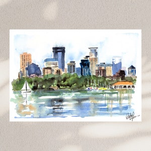 Minneapolis, Bde Maka Ska, Lake Street - PRINT