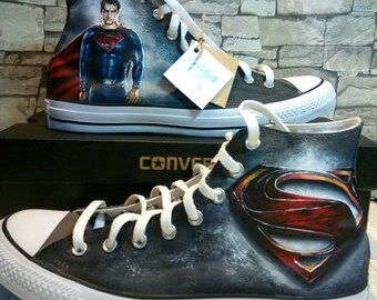 superman converse low tops