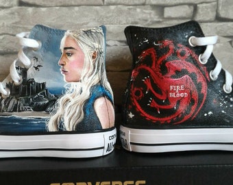 Game of Thrones Hand-painted Shoes: Daenerys Targaryen