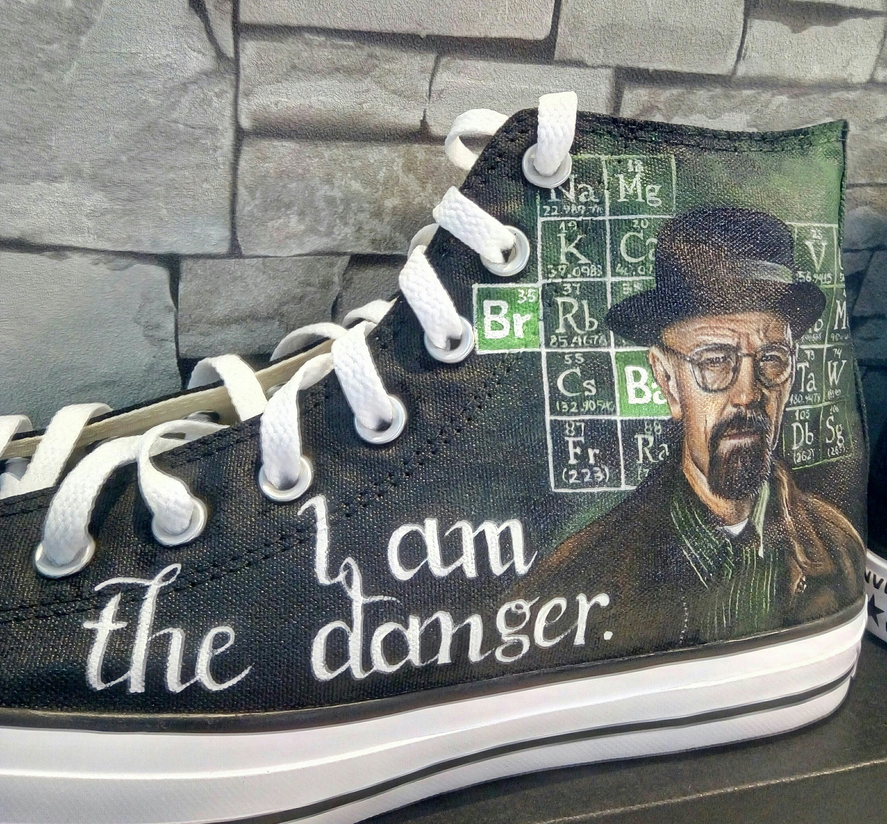 Breaking Bad Shoes Breaking Bad Walter White Los Pollos | Etsy