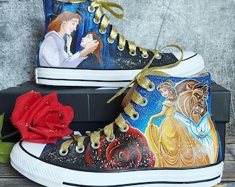 Beauty and the beast converse discount