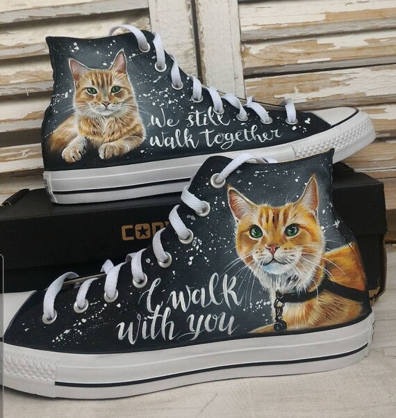 Pet Portrait pet Portrait Shoes custom Pet Portrait Shoes hand Painted Shoes cat Portrait dog Portrait converse Shoes Painted Pet Shoes Etsy UK