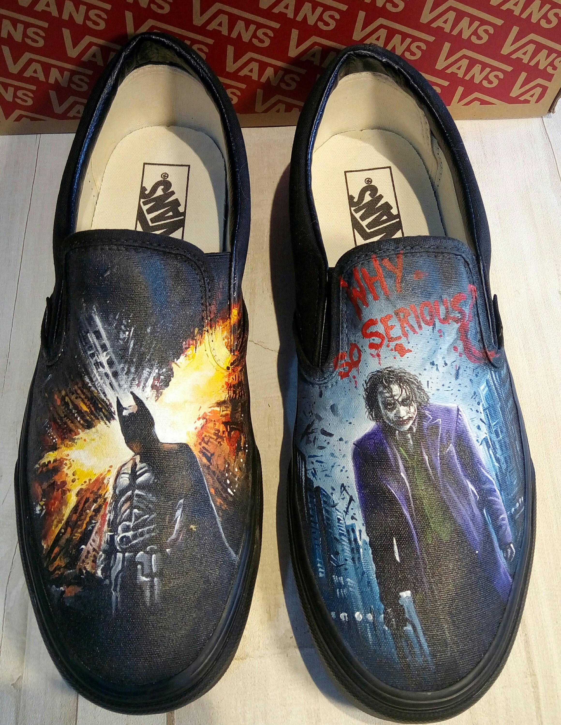 batman custom shoes