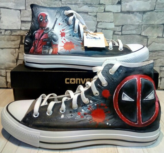 deadpool shoes converse